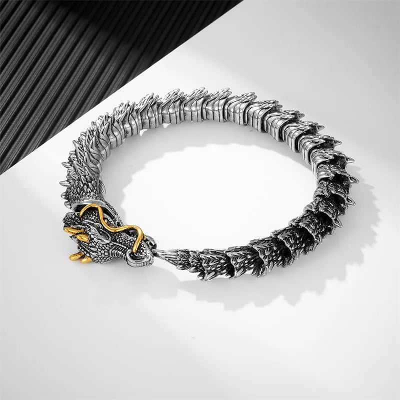 Bracelet Argent Dragon Yuxing