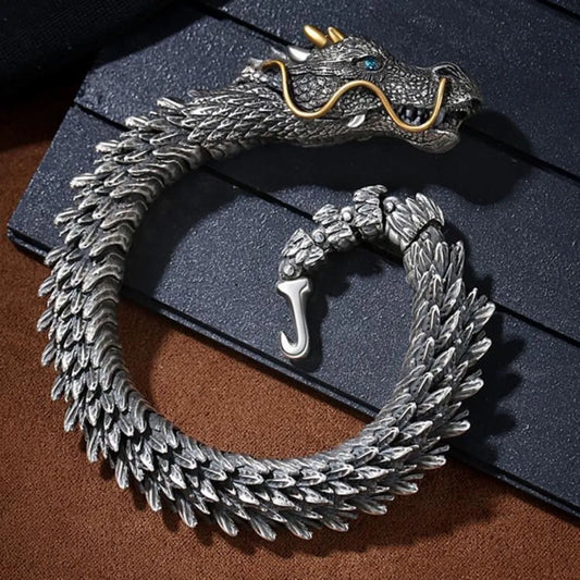 Bracelet Argent Dragon Yuxing